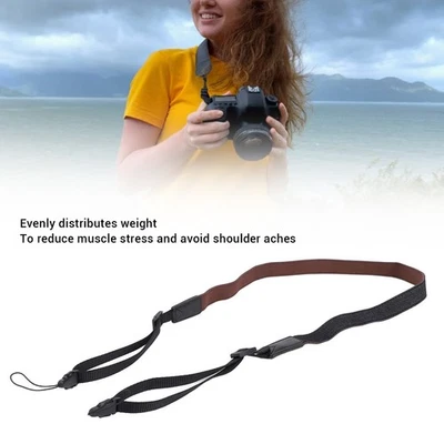 Correa ajustable para el cuello de la cámara cabestrillo para aliviar la presión de la cámara Foto 1 de 4