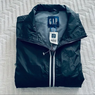 Gap black windbreaker size XS NWT - Image 1 of 4