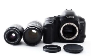 Good Operation With Lens Popular Canon Camera Eos-1 V Body 2 Lenses / Used - Picture 1 of 9