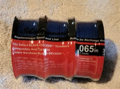 Shakespeare Trimmer Line Refill Spools for Black & Decker 3-Pack .065 30’ Qty 12 - Image 1 of 4