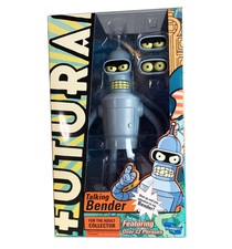 Futurama Talking Bender 9-inch tall action figure by Toynami over 12 phrases NEW
