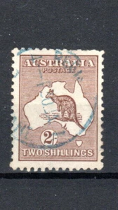 Australien 1916 2s Kangaroo Wmk Invertiert Sg 41w Fu Cds - Bild 1 von 1