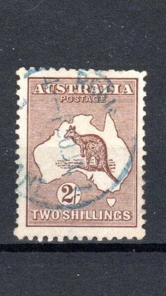 Australien 1916 2s Kangaroo Wmk Invertiert Sg 41w Fu Cds - Bild 1 von 1