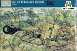 Italeri 1/72 (20mm) 7.5cm Pak40 Anti Tank Gun & Crew (x2) - Picture 1 of 1