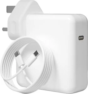 96W USB C Fast Charger Compatible with MacBook Pro 16, 15, 14, 13 Inch, MacBook - Picture 1 of 7