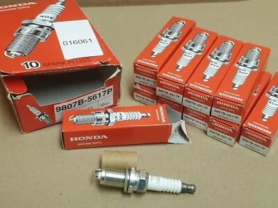Honda CR-V 2.4 Spark Plug X10 2006-on 9807B5617P NGK ZFR6K-11 Genuine NEW - Image 1 of 4