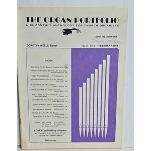 The Organ Portfolio Vol. 47 No. 3 February 1984 Lenten & Easter Issue - Imagen 1 de 2