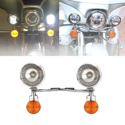Passing Turn Signals Light Bar For Honda Shadow Spirit Aero Ace VLX VT750 VT1100 - Image 1 of 4