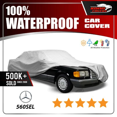 FUNDA COCHE MERCEDES-BENZ 560SE / 560SEL 1986-1991 - 100% Impermeable Transpirable Foto 1 de 4