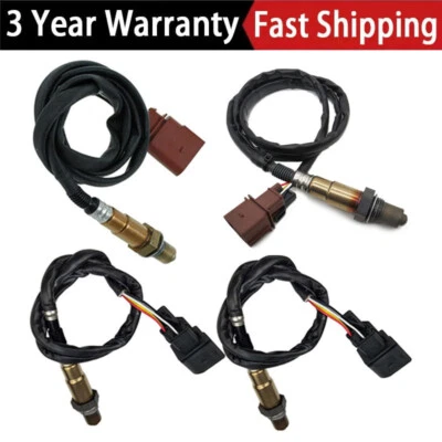 Juego de 4 sensores de oxígeno para Porsche Cayenne 2004-2006 3,2 L V6 aguas arriba + aguas abajo Foto 1 de 4