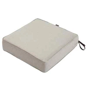 Montlake Heather Grey 25 in. W x 25 in. D x 5 in. T Outdoor Lounge Chair Cushion - Picture 1 of 1