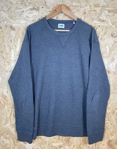 EDWIN Grey Waffle Sweatshirt Long Sleeve - Mens Size XL - Picture 1 of 8