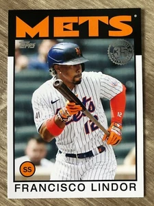 2021 TOPPS UPDATE FRANCISCO LINDOR 35TH ANNIVERSARY CARD #86B-37 NEW YORK METS - Bild 1 von 2