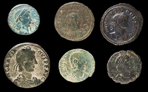 Imperio Romano, Lote de 6 monedas. - Imagen 1 de 3