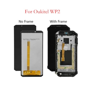 For Oukitel WP2 LCD Display Touch Screen Digitizer Assembly With Frame - Picture 1 of 4