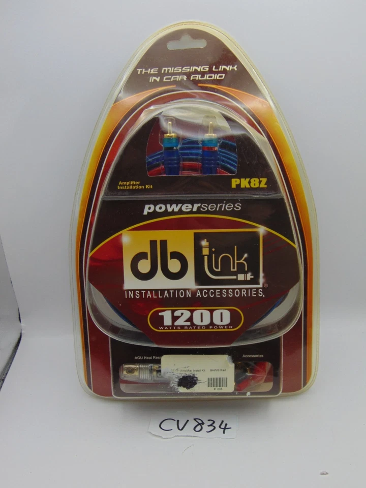 Db Link 8-gauge Competition Series Amplifier 1200 Watts Installation Kit PK8Z - Image 1 of 4
