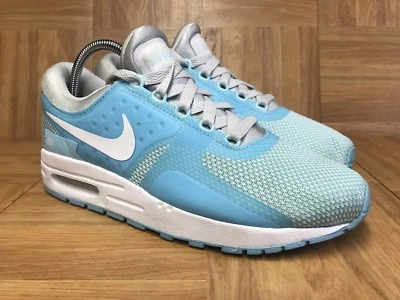 RARO🔥 Nike Air Max Zero Essential GS tamanho 6Y azul claro cinza 881229-002 meninas - Imagem 1 de 4