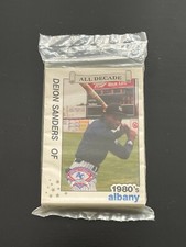 1990 Best Albany Colonie A's/Yankees All Decade Sealed Set Deion Bernie W +