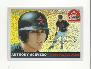 2004 Topps Heritage Chrome Refractor #THC87 Anthony Acevedo Astros /555 