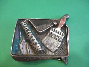 Pintor Hebilla de Cinturón Vintage 1982 The Great American Buckle #852 Hecho en EE. UU. - Imagen 1 de 7