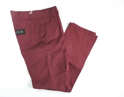 NUEVO STEFANO RICCI Jeans de Lujo LOGO Algodón Talla 34 EE. UU. 50 UE (RJ149) Foto 1 de 3