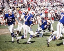 AFL NFL 1960's Buffalo Bills QB Jack Kemp & RB Cookie Gilchrist 8 X 10 Photo Pic