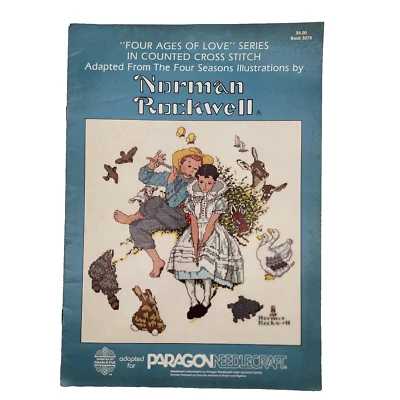 Four Ages of Love Norman Rockwell Counted Cross Stitch Designs by Gloria and Pat - Image 1 of 3