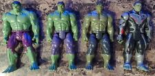 4 Incredible Hulk 12 Zoll Actionfigur Lot Marvel Avengers Infinity War Endspiel