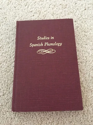 STUDIES IN SPANISH PHONOLOGY Tomas Navarro, Miami Linguistics Series 1968 1st Ed - Image 1 of 3