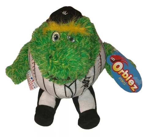 MLB Chicago White Sox Southpaw Mascot Baseball Stuffed Animal Plush Orbiez NEW Cover