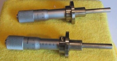 Unidad de cabezal de micrómetro MITUTOYO de 25 mm de paso al vacío Foto 1 de 2