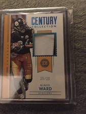 2017 PANINI ENCASED CENTURY COLLECTION HINES WARD SP JERSEY PATCH CARD #25/25.