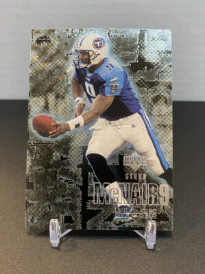 STEVE MCNAIR 2000 Upper Deck Black Diamond Football  #113 Tennessee Titans - Image 1 of 2
