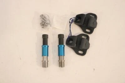 Novo Ultralite Sports Nimbus Pedais Clipless Aço com Chuteiras Bicicleta de Estrada 106g - Imagem 1 de 4