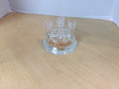 Ace Glass, Open 5-neck, Max Pressure Limit 35 PSIG AT 100 Celsius Foto 1 de 3