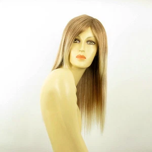 mid length wig light blond blond copper wick clear ref: héloïse 27t613 PERUK - Imagen 1 de 8