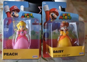 Super Mario DAISY & PEACH 2.5" Inch Jakks Figur 2022 NEU - Bild 1 von 6