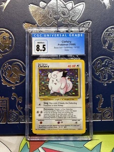 Pokemon Clefairy 5/102 Holo Base Set - CGC 8,5 - Bild 1 von 2