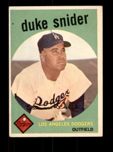 1959 Topps #20 Duke Snider VG-EX - Picture 1 of 2