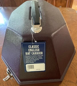 NEW Classic English Hat with mirror up to 9" crowns adjustable w/mirror - Picture 1 of 4