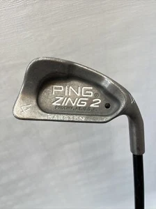 PING Zing 2 #4 Iron RH Black Dot PING Karsten 201 Stiff Graph Shaft 39” - Picture 1 of 11