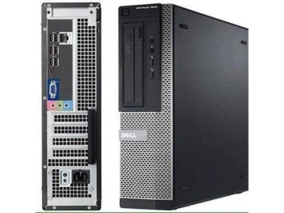 Dell OptiPlex Windows 7 Pro 3.1GHz PC Desktop 90 Day Warranty Wi-Fi 8GB DVD/RW - Image 1 of 4