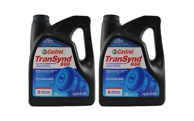 Castrol TranSynd TES 668 Full Synthetic Transmission Fluid, 1 Gallon (Pack of 2) - Image 1 of 2