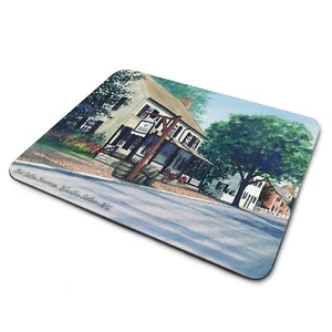 Old Salem Tavern Main St. Moravian Ronald William Coastal NC Artist Mouse Pad - Bild 1 von 4