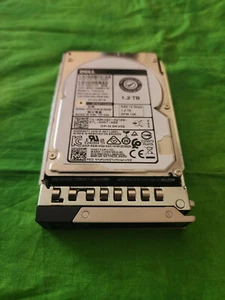 Dell 1.2TB 10K 12G 2.5" SAS HDD HUC101812CSS200 0KV02 GEN14 Caddy DXD9H @ X - Picture 1 of 4