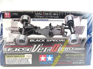 Tamiya 1/10 R/C F104 Ver. II Pro Black Sp. F-1 GP Chassis Ltd. Ed. 84336 - Picture 1 of 9