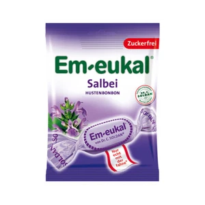 Em eukal Salbei Hustenbonbons einzeln gewickelt zuckerfrei 75g - Picture 1 of 1