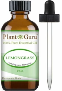 Lemongrass Essential Oil 2 oz 100% Pure Natural Therapeutic Grade Bulk - Picture 1 of 3