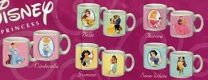 Disney Princess Mini Mug Collection Full Set 10 TomyGacha Toy Vending Capsules - Bild 1 von 4