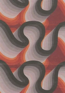 Cartolina Barbara Brown "Galleria Tessuto Arredamento" 1969 V&A Museum come nuova - Foto 1 di 1
